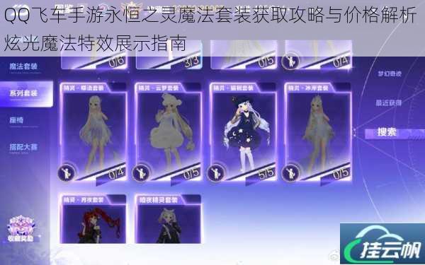 QQ飞车手游永恒之灵魔法套装获取攻略与价格解析 炫光魔法特效展示指南