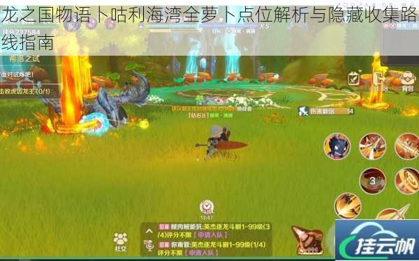 龙之国物语卜咕利海湾全萝卜点位解析与隐藏收集路线指南