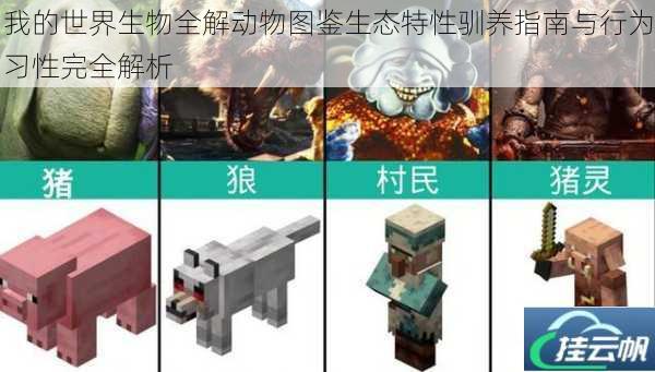 我的世界生物全解动物图鉴生态特性驯养指南与行为习性完全解析