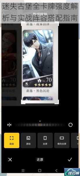 迷失古堡全卡牌强度解析与实战阵容搭配指南
