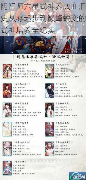 阴阳师六星式神养成血泪史从零起步到巅峰蜕变的式神培养全纪实