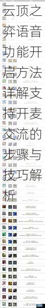 云顶之弈语音功能开启方法详解支持开麦交流的步骤与技巧解析