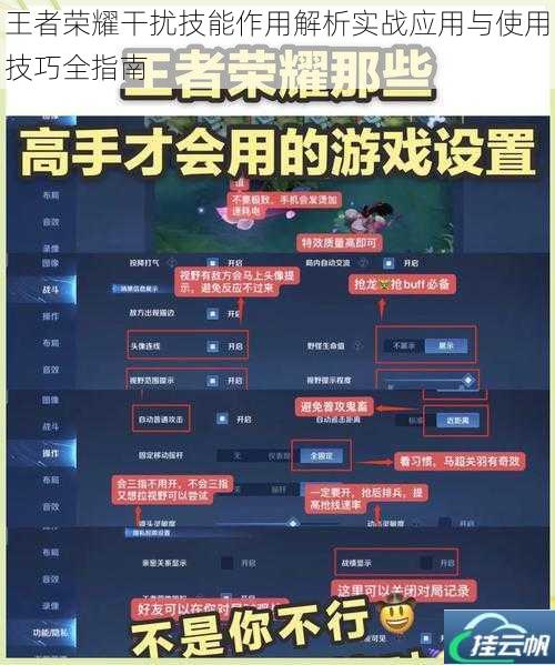 王者荣耀干扰技能作用解析实战应用与使用技巧全指南