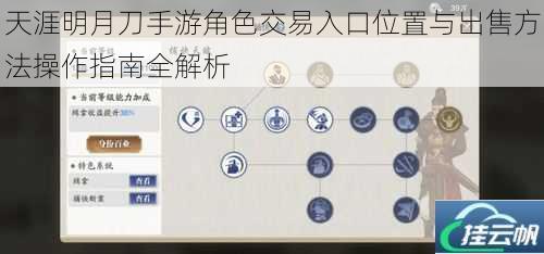 天涯明月刀手游角色交易入口位置与出售方法操作指南全解析