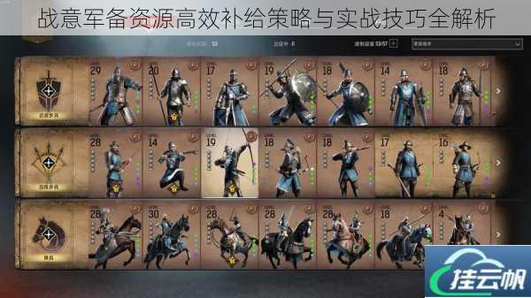 战意军备资源高效补给策略与实战技巧全解析