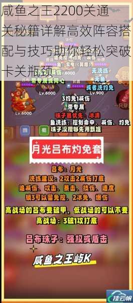 咸鱼之王2200关通关秘籍详解高效阵容搭配与技巧助你轻松突破卡关瓶颈
