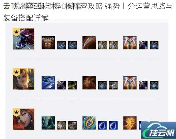 云顶之弈S8秘术斗枪阵容攻略 强势上分运营思路与装备搭配详解