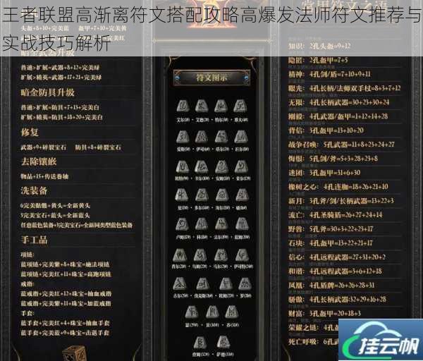 王者联盟高渐离符文搭配攻略高爆发法师符文推荐与实战技巧解析
