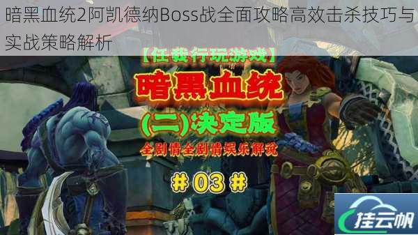 暗黑血统2阿凯德纳Boss战全面攻略高效击杀技巧与实战策略解析