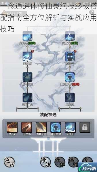 一念逍遥体修仙灵绝技终极搭配指南全方位解析与实战应用技巧