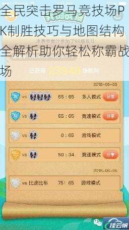 全民突击罗马竞技场PK制胜技巧与地图结构全解析助你轻松称霸战场