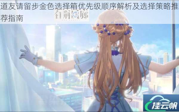 道友请留步金色选择箱优先级顺序解析及选择策略推荐指南