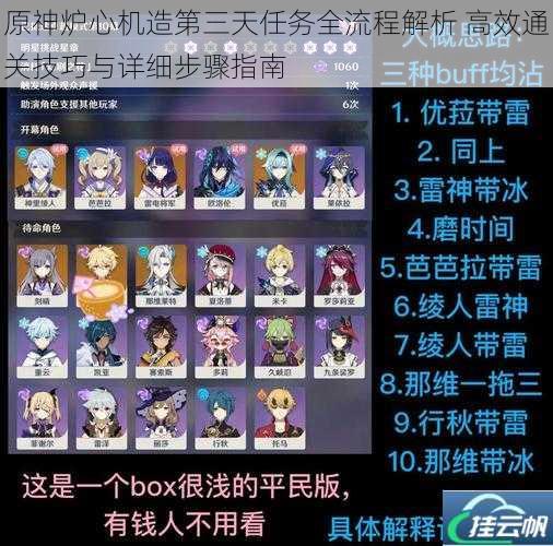 原神炉心机造第三天任务全流程解析 高效通关技巧与详细步骤指南