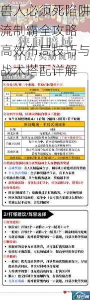 兽人必须死陷阱流制霸全攻略 高效布局技巧与战术搭配详解