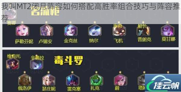我叫MT2闭月阵容如何搭配高胜率组合技巧与阵容推荐
