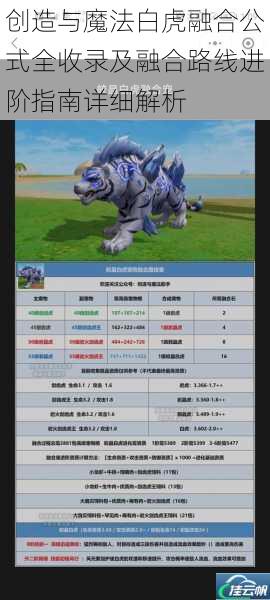 创造与魔法白虎融合公式全收录及融合路线进阶指南详细解析