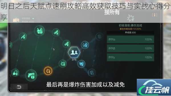 明日之后天赋点速刷攻略高效获取技巧与实战心得分享