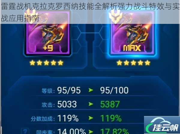 雷霆战机克拉克罗西纳技能全解析强力战斗特效与实战应用指南