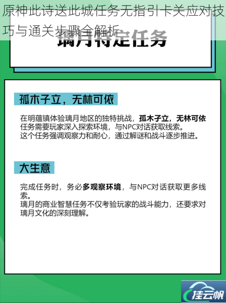 原神此诗送此城任务无指引卡关应对技巧与通关步骤全解析