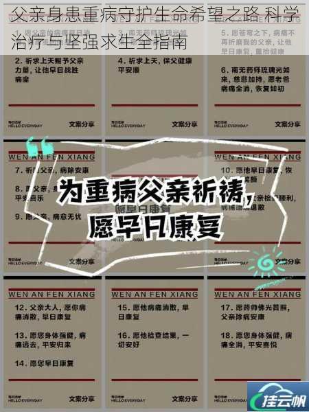 父亲身患重病守护生命希望之路 科学治疗与坚强求生全指南
