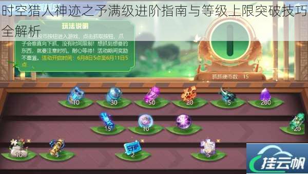 时空猎人神迹之予满级进阶指南与等级上限突破技巧全解析
