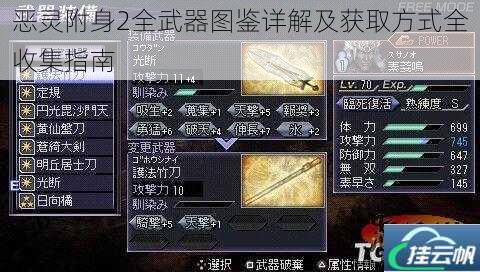 恶灵附身2全武器图鉴详解及获取方式全收集指南