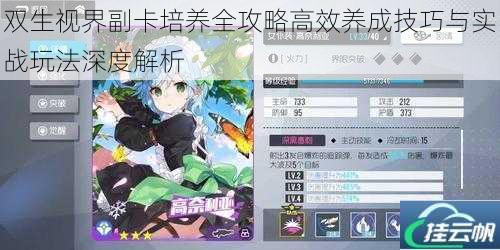 双生视界副卡培养全攻略高效养成技巧与实战玩法深度解析