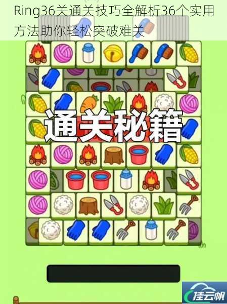 Ring36关通关技巧全解析36个实用方法助你轻松突破难关