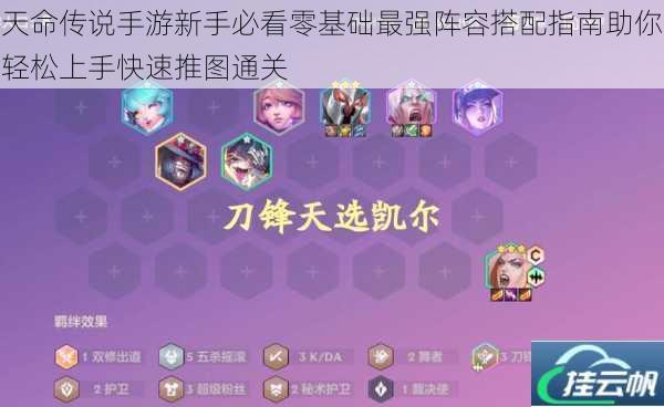 天命传说手游新手必看零基础最强阵容搭配指南助你轻松上手快速推图通关