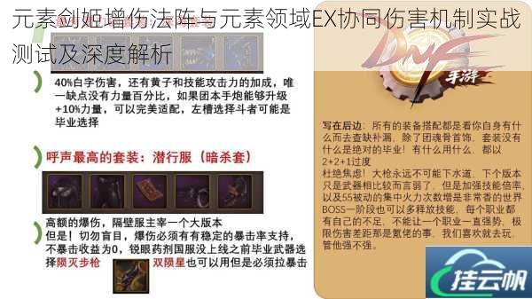 元素剑姬增伤法阵与元素领域EX协同伤害机制实战测试及深度解析