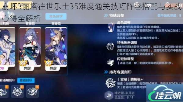 崩坏3丽塔往世乐土35难度通关技巧阵容搭配与实战心得全解析