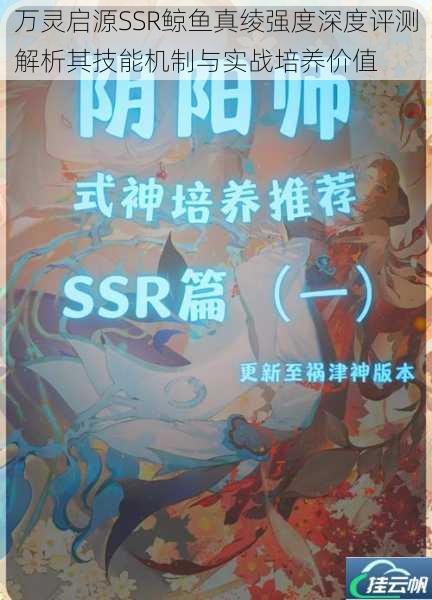 万灵启源SSR鲸鱼真绫强度深度评测解析其技能机制与实战培养价值