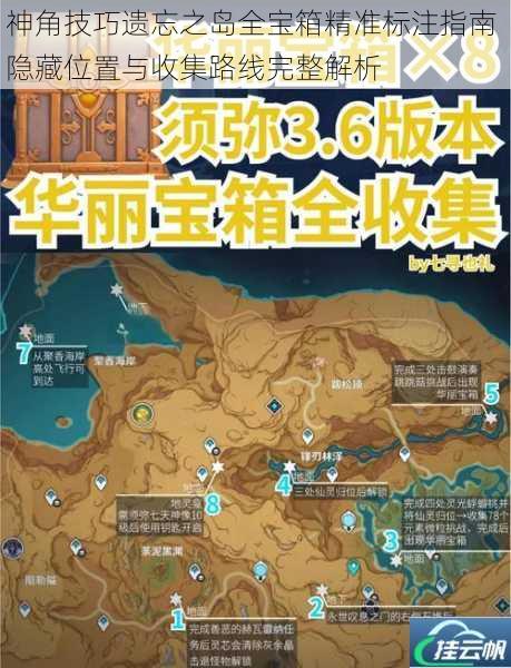 神角技巧遗忘之岛全宝箱精准标注指南 隐藏位置与收集路线完整解析