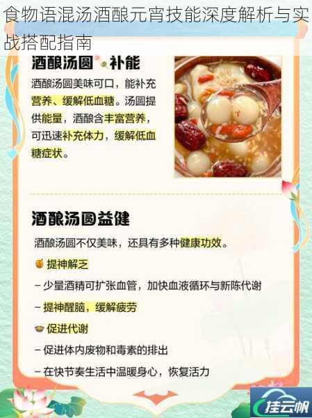 食物语混汤酒酿元宵技能深度解析与实战搭配指南