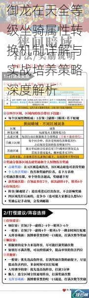 御龙在天全等级坐骑属性转换机制详解与实战培养策略深度解析