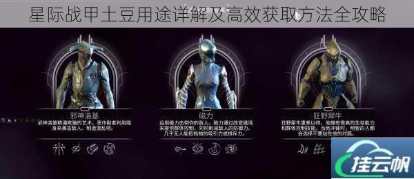 星际战甲土豆用途详解及高效获取方法全攻略