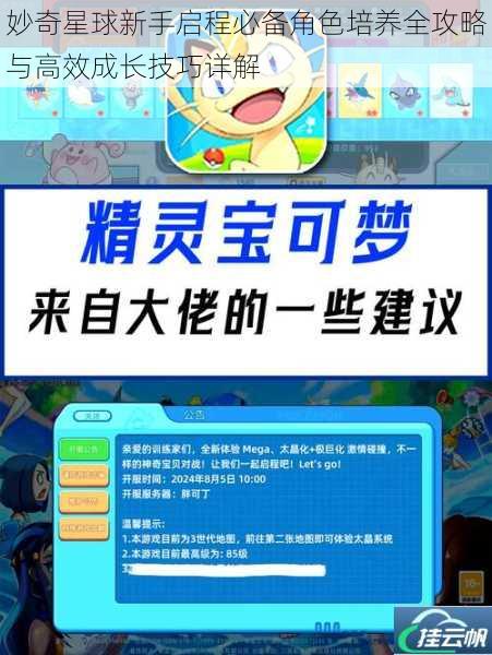 妙奇星球新手启程必备角色培养全攻略与高效成长技巧详解
