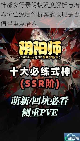 神都夜行录阴蛟强度解析与培养价值深度评析实战表现是否值得重点培养