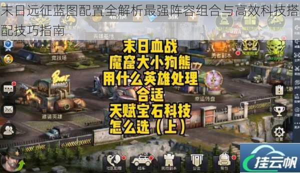 末日远征蓝图配置全解析最强阵容组合与高效科技搭配技巧指南
